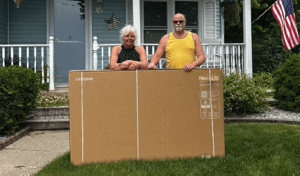 Winter Spring 2026 Winner Sharon Newman Samsung 75" TV