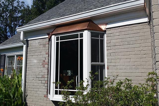brick with window in middle