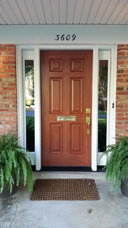 wood door