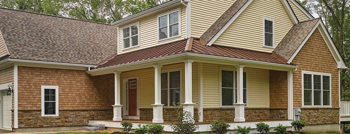 yellow siding